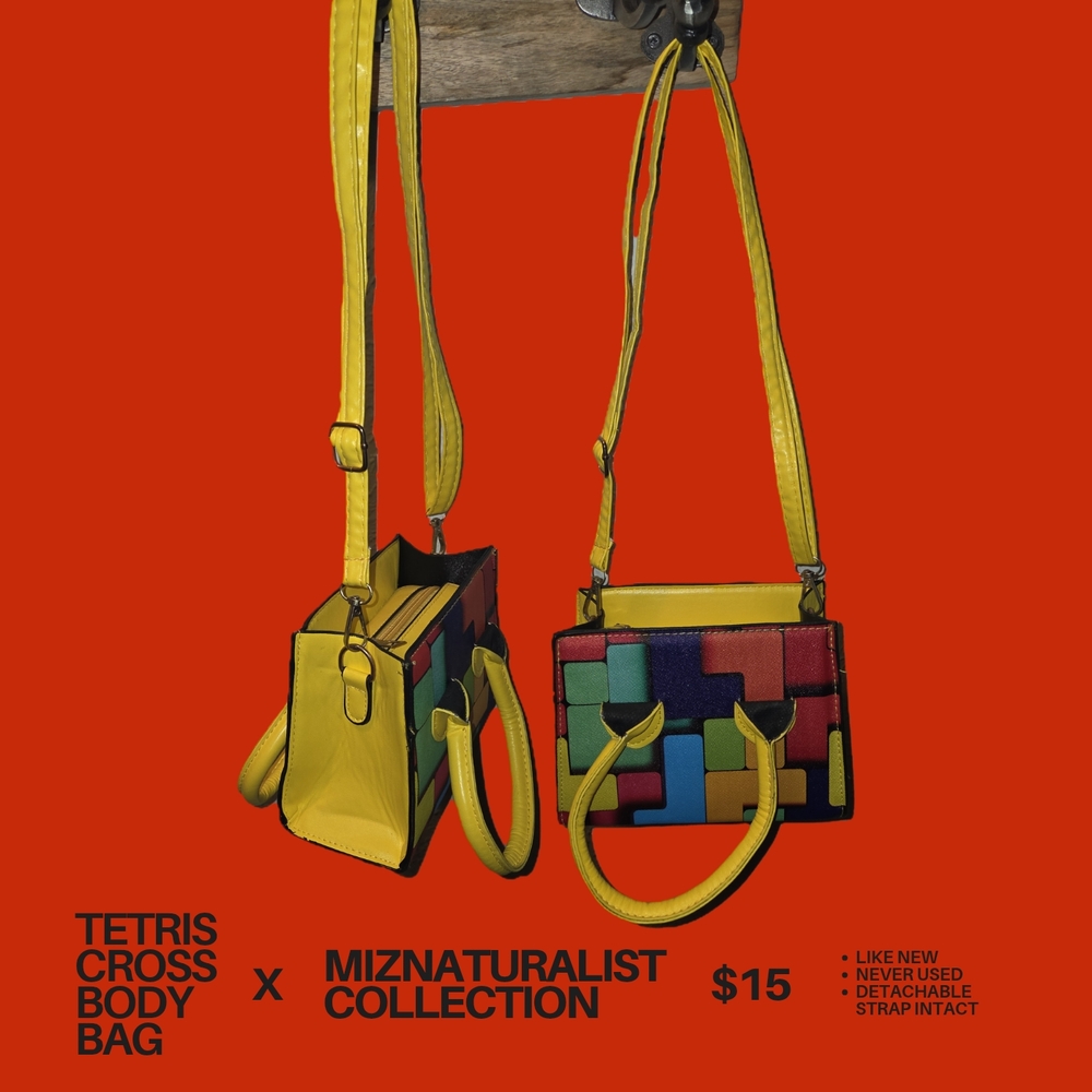 Tetris Crossbody Bag - Vibrant Yellow